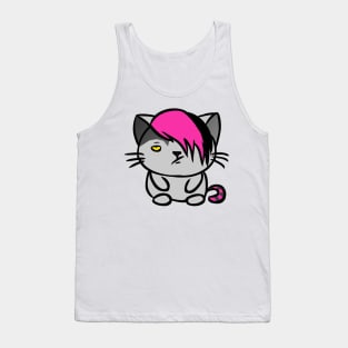 Emo Cat Tank Top